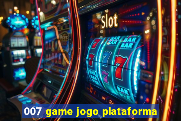 007 game jogo plataforma